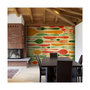 Voir la diapositive 1 : Paris Prix Papier Peint  Couverts en Vert & Orange