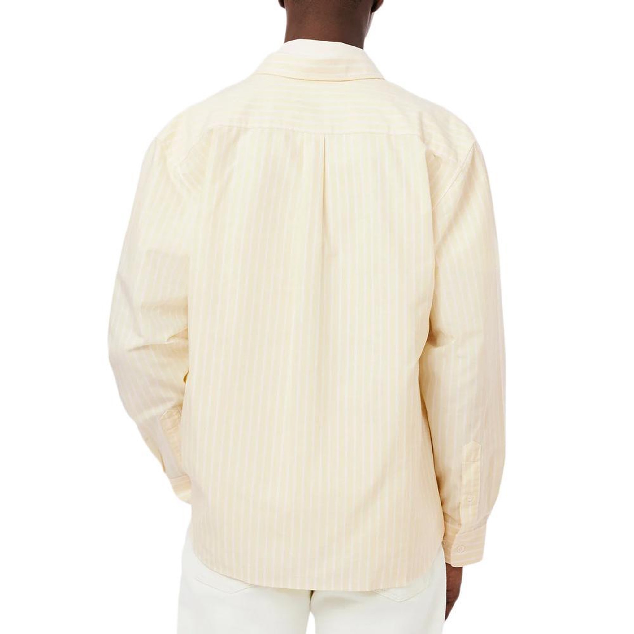 Voir la diapositive 2 : Lacoste Chemise Jaune à rayures Homme Lacoste Relaxed Fit