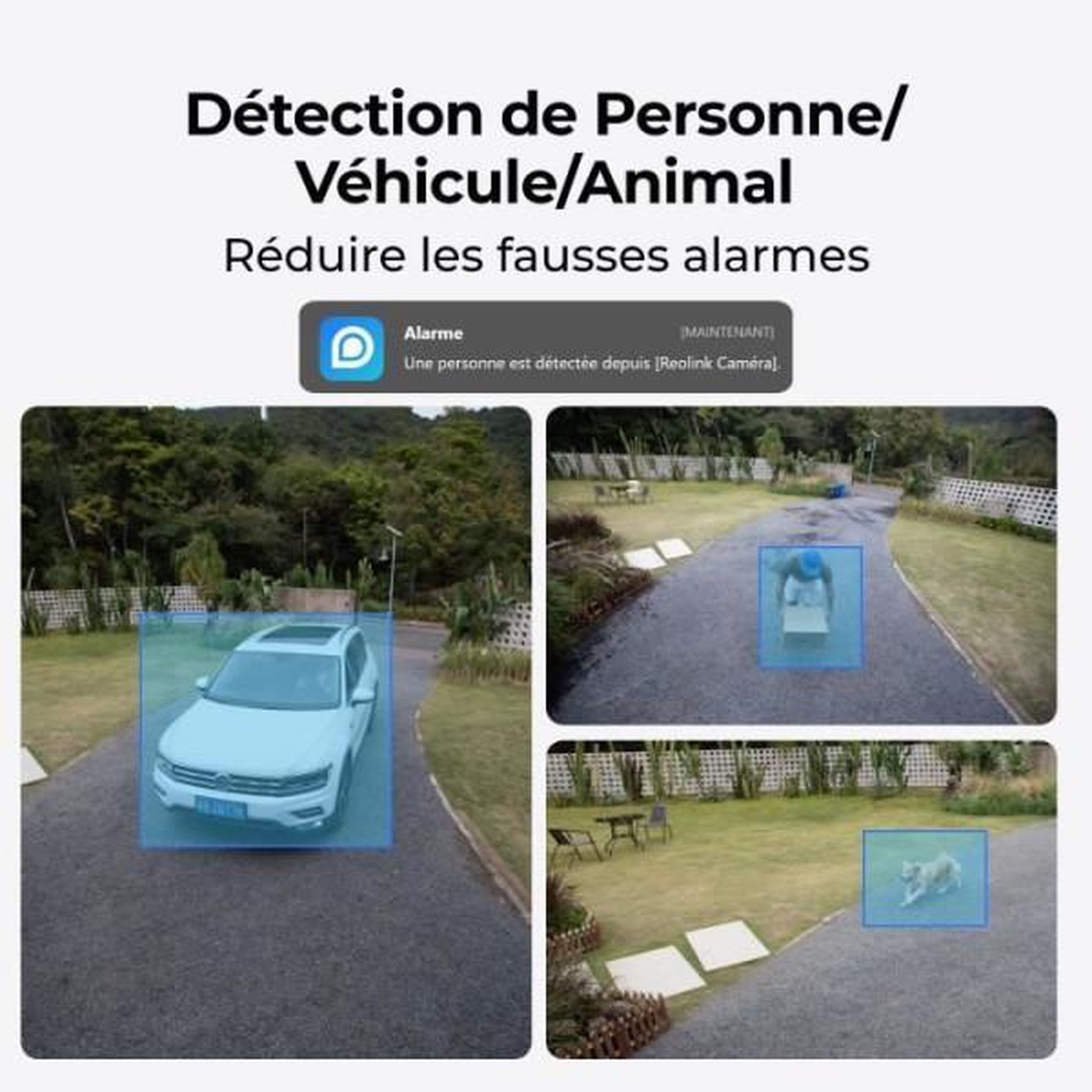 Voir la diapositive 6 : REOLINK Caméra de surveillance e540 blanche