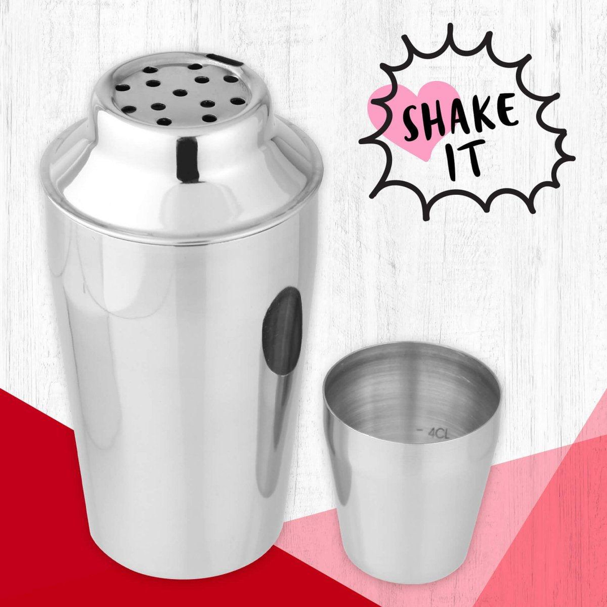 Voir la diapositive 2 : Fackelmann Shaker à cocktails en inox 400 ml fackelmann bar concept