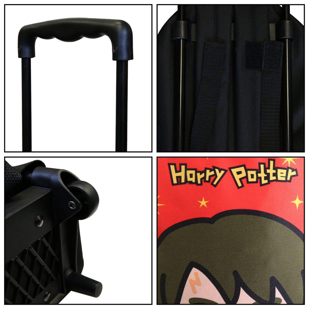 Bagtrotter BAGTROTTER Sac à dos à roulettes 31 cm maternelle Harry Potter Rouge Chibi