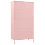Voir la diapositive 5 : VIDAXL Garde-robe Rose 90x50x180 cm Acier