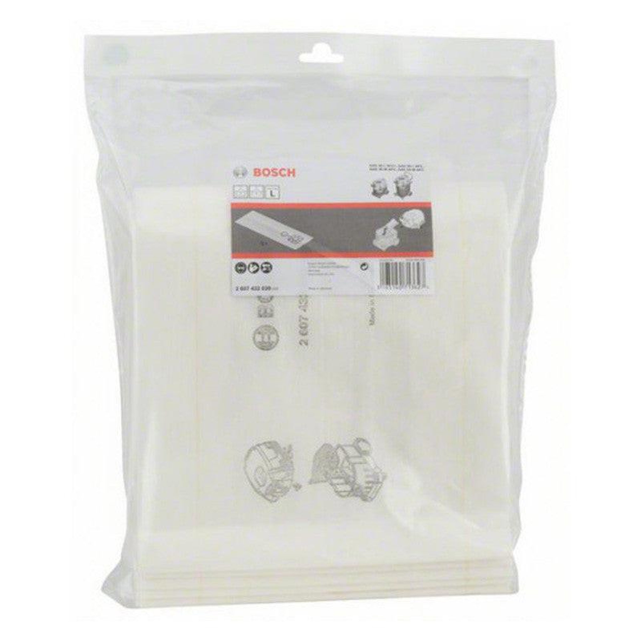 Voir la diapositive 2 : BOSCH Lot de 5 sacs-filtres pour liquide BOSCH 2607432039 - Pour GAS 35-55
