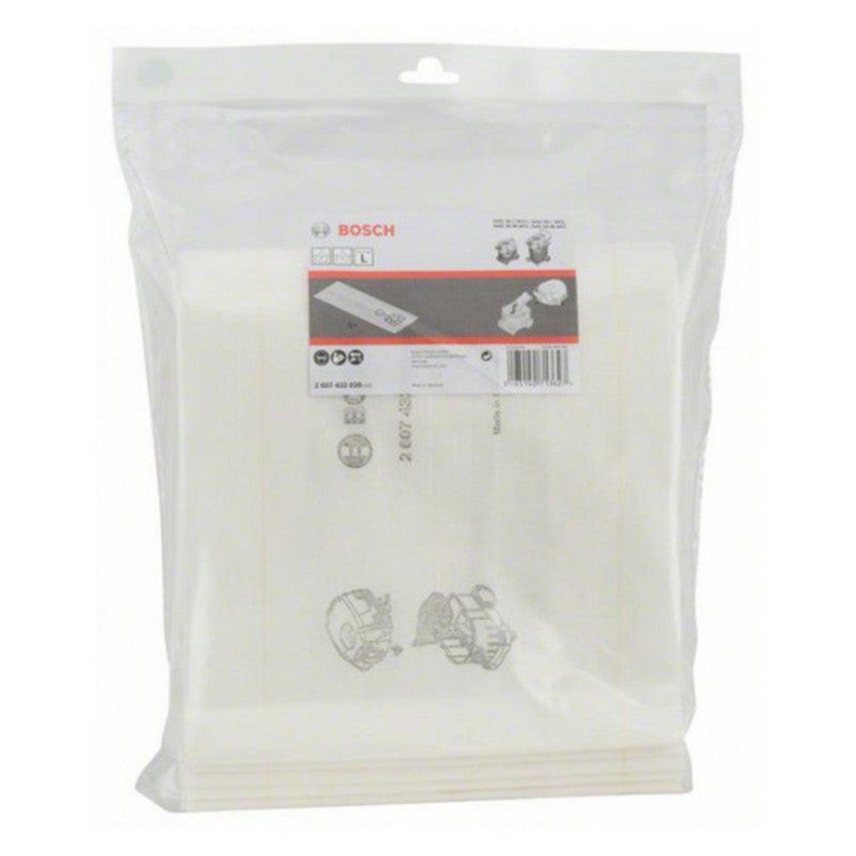 BOSCH Lot de 5 sacs-filtres pour liquide BOSCH 2607432039 - Pour GAS 35-55