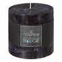 Voir la diapositive 2 : COMPTOIR DE LA BOUGIE Bougie Cylindrique  Rustic  10cm Noir