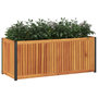 Voir la diapositive 3 : VIDAXL Jardiniere 110x45x44 cm bois massif d'acacia et acier