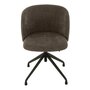 Voir la diapositive 2 : Paris Prix Chaise Pivotante Design  Gena  56cm Gris Foncé