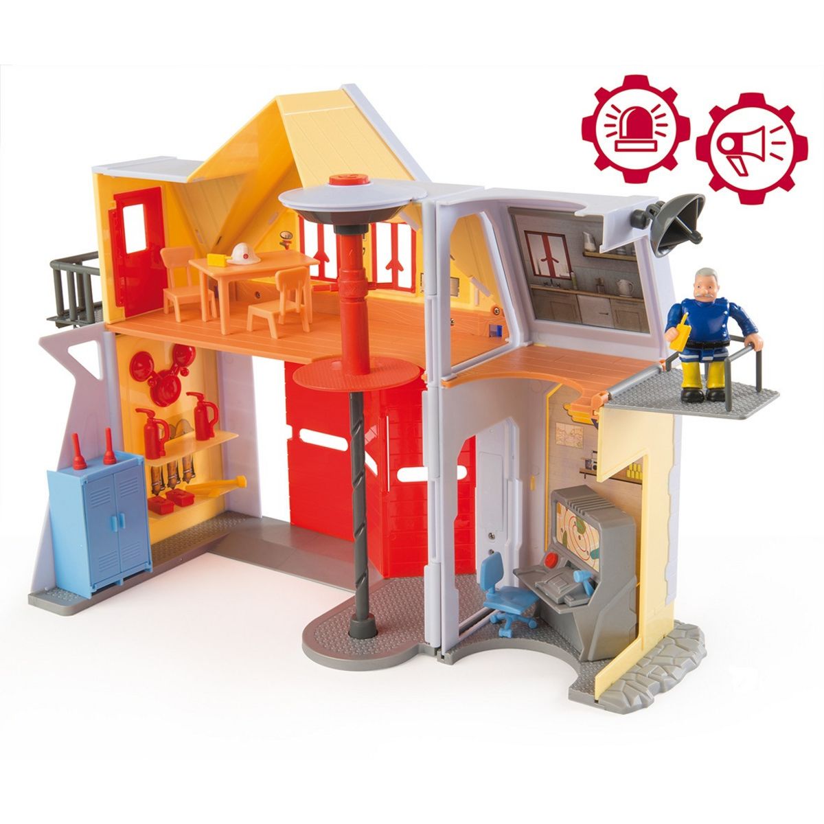 SMOBY Sam le Pompier - Caserne de Pompier Pontypandy