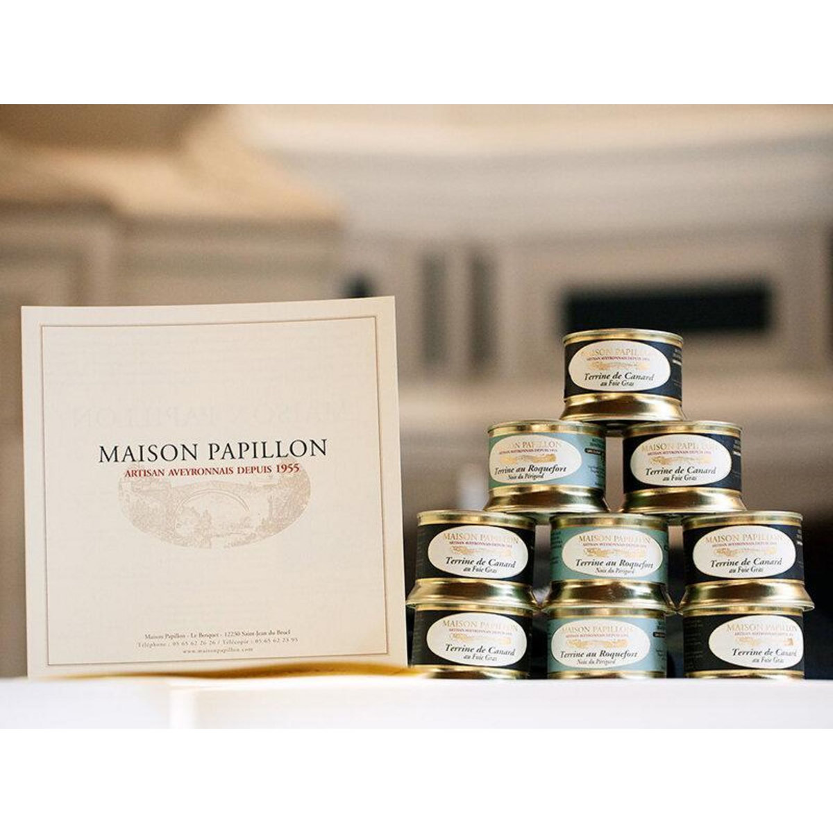 Smartbox Coffret gourmand de foie gras et terrines fabriqués en Aveyron - Coffret Cadeau Gastronomie