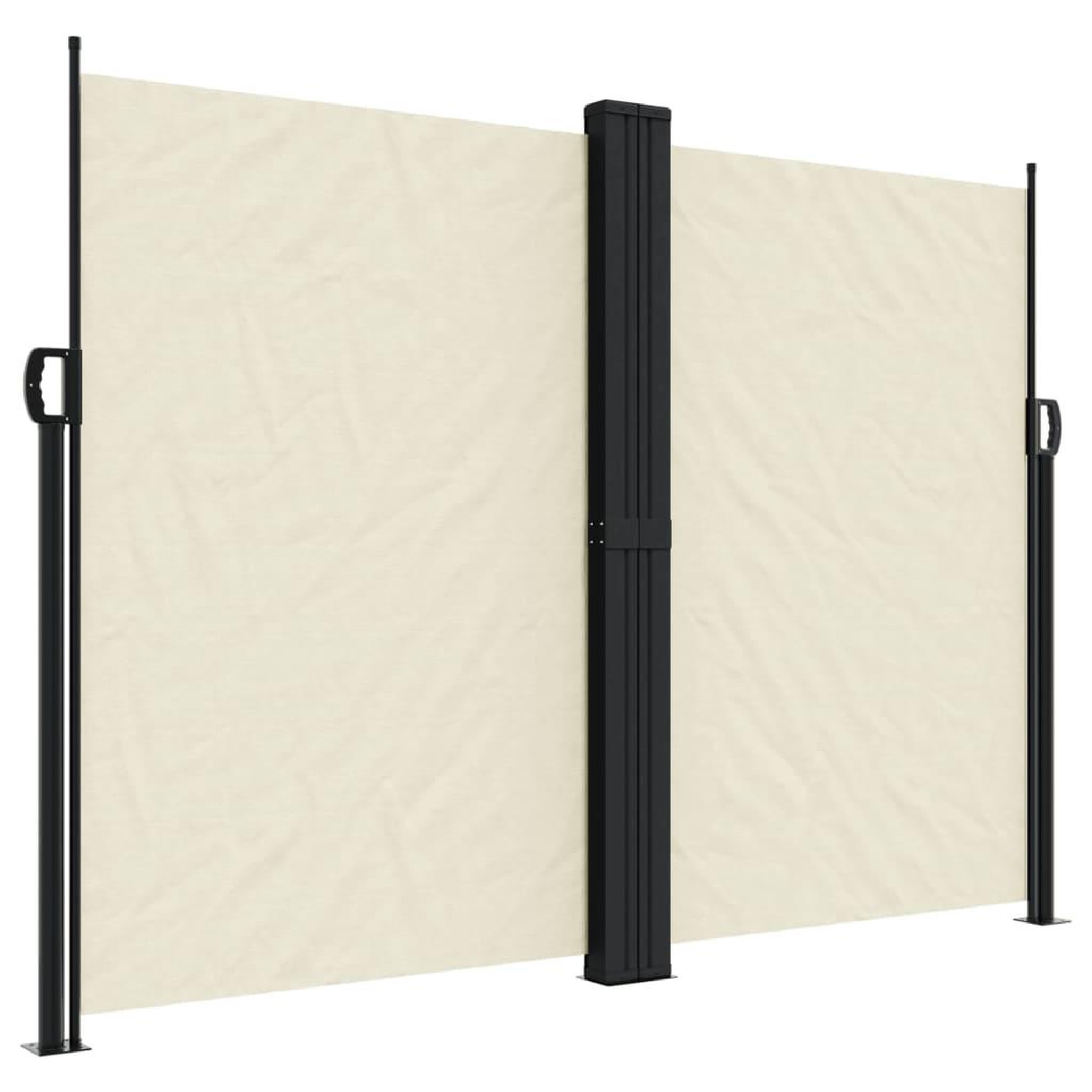 Voir la diapositive 2 : VIDAXL Auvent lateral retractable creme 180x1000 cm