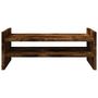 Voir la diapositive 4 : VIDAXL Support de moniteur chêne fumé 50x27x20 cm bois d ingénierie
