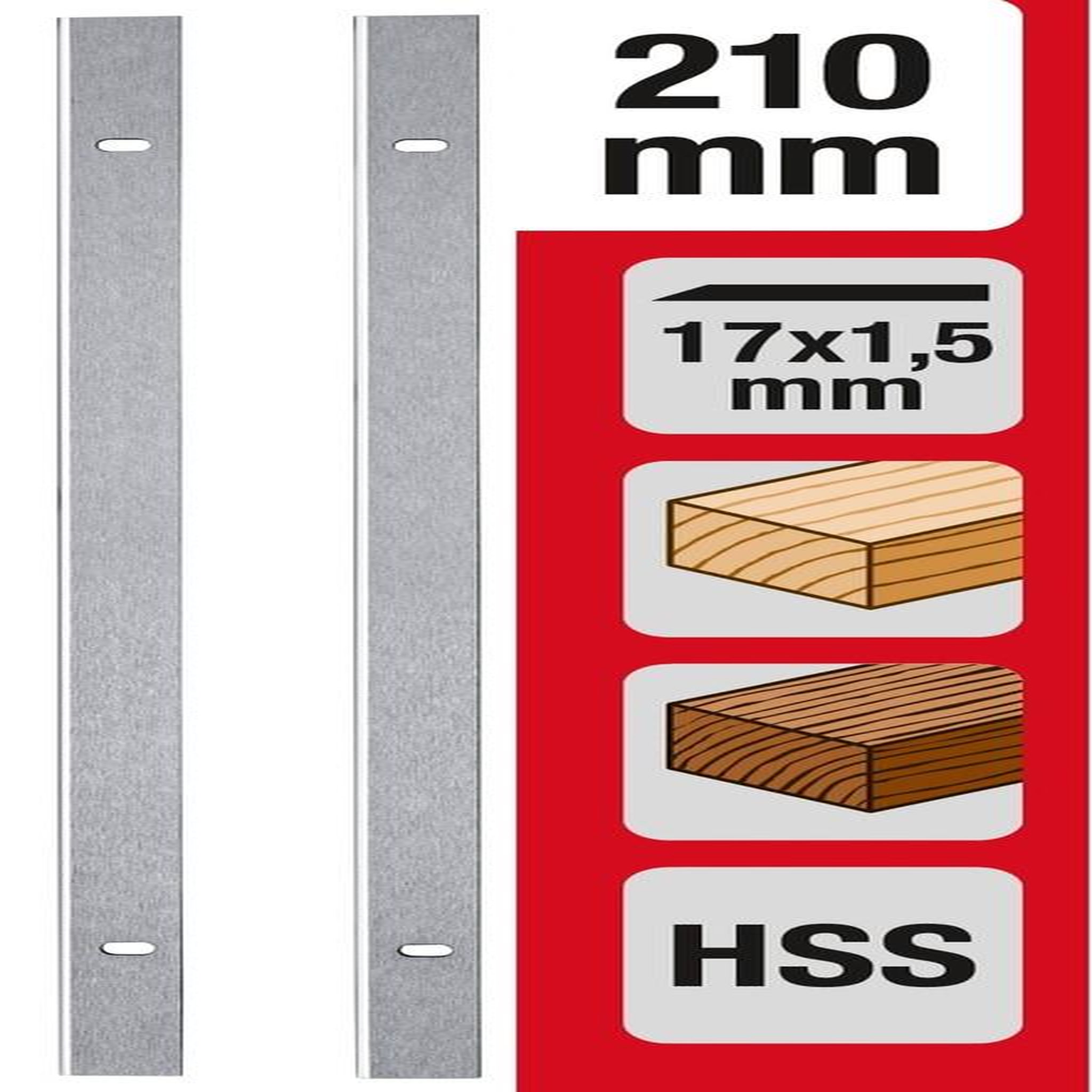 KWB Lames pour rabot 204 mm