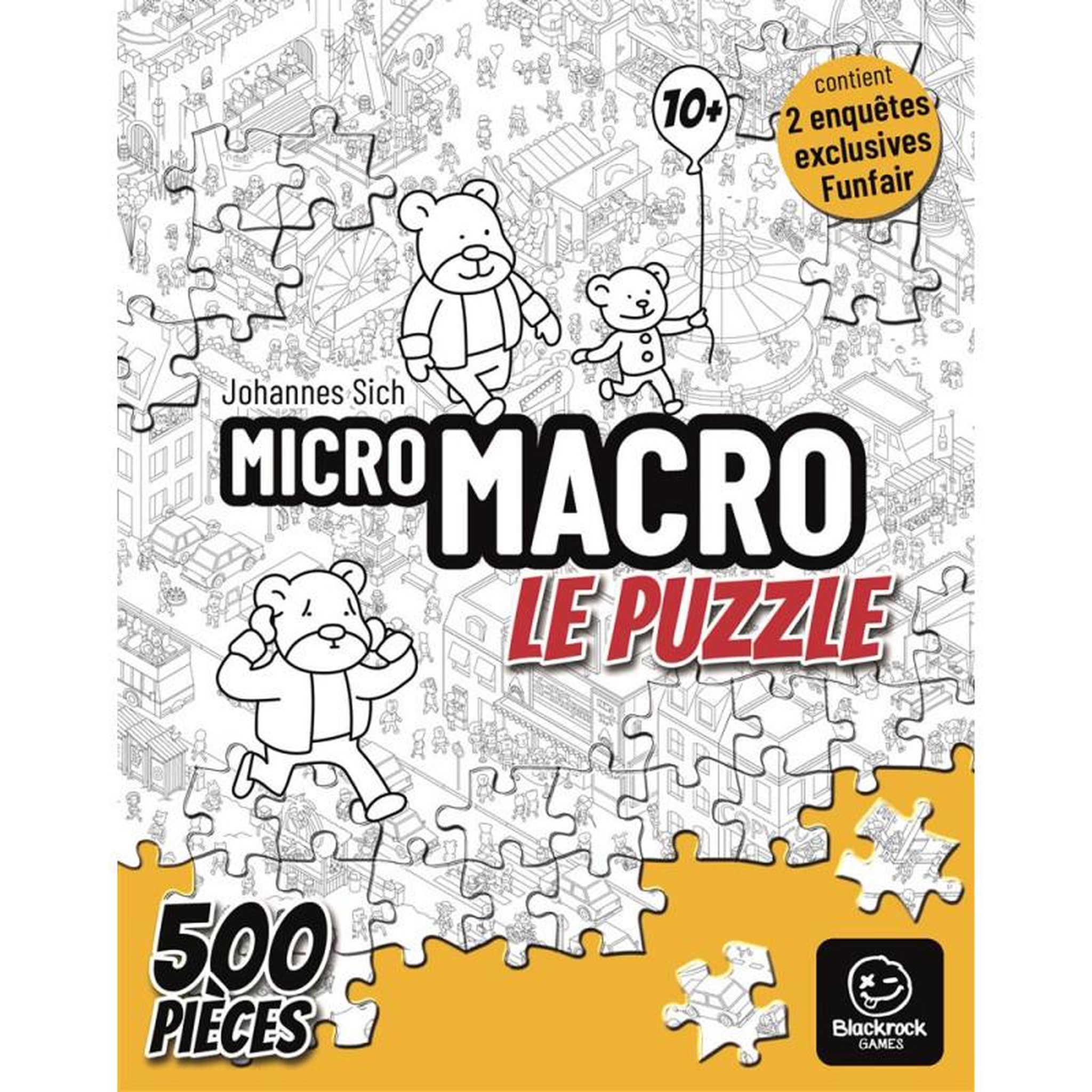 SPIELWISE Micro Macro Puzzle Funfair jeu de stratégie – Spielwiese