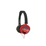 Lexibook Casque stéréo filaire pliable avec limitation de volume d'écoute Disney Cars