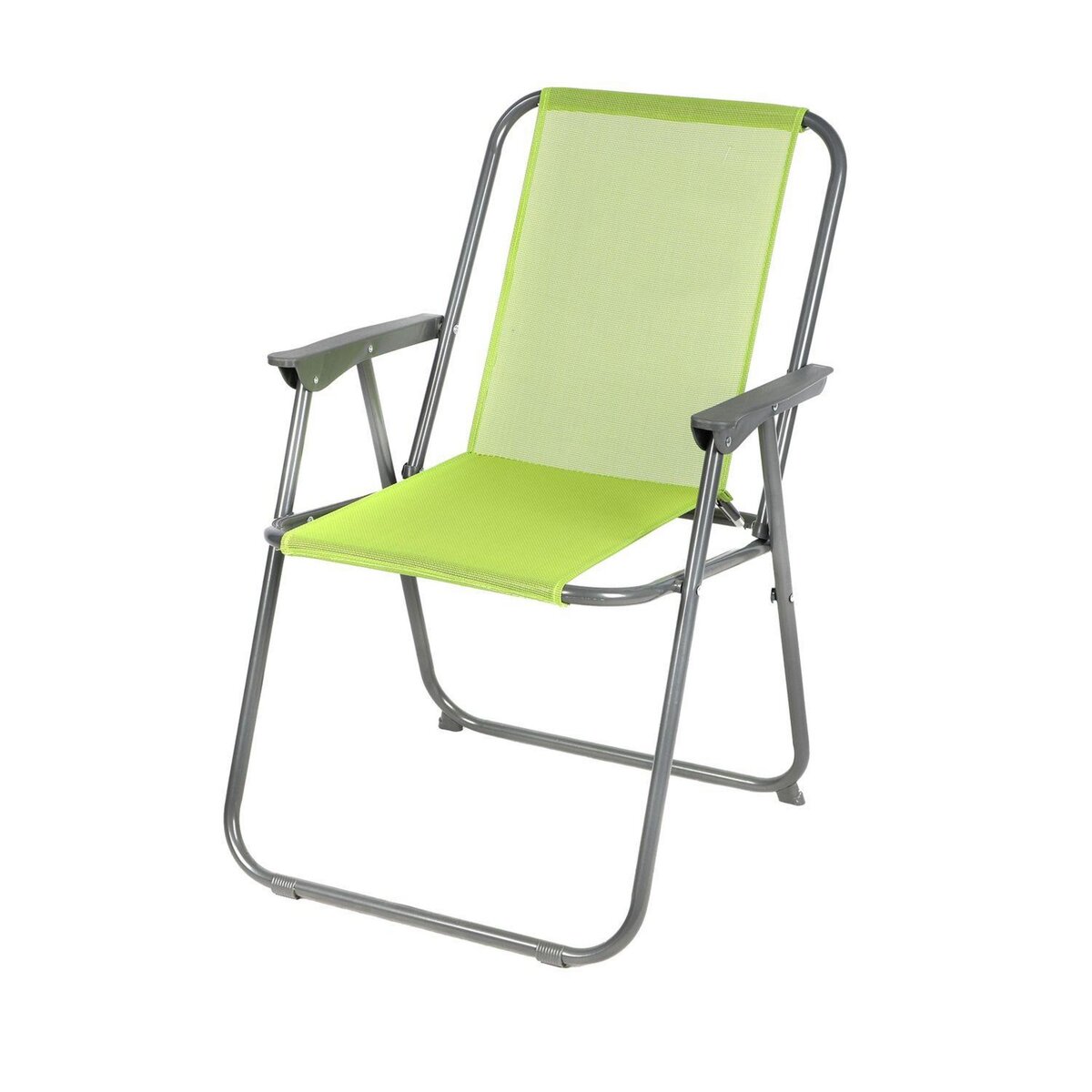 SUNNYDAYS Chaise de camping pliable - Vert anis