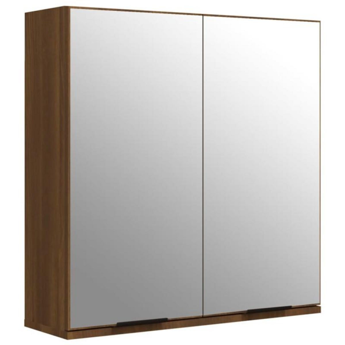 VIDAXL Armoire à miroir de salle de bain Chêne marron 64x20x67 cm
