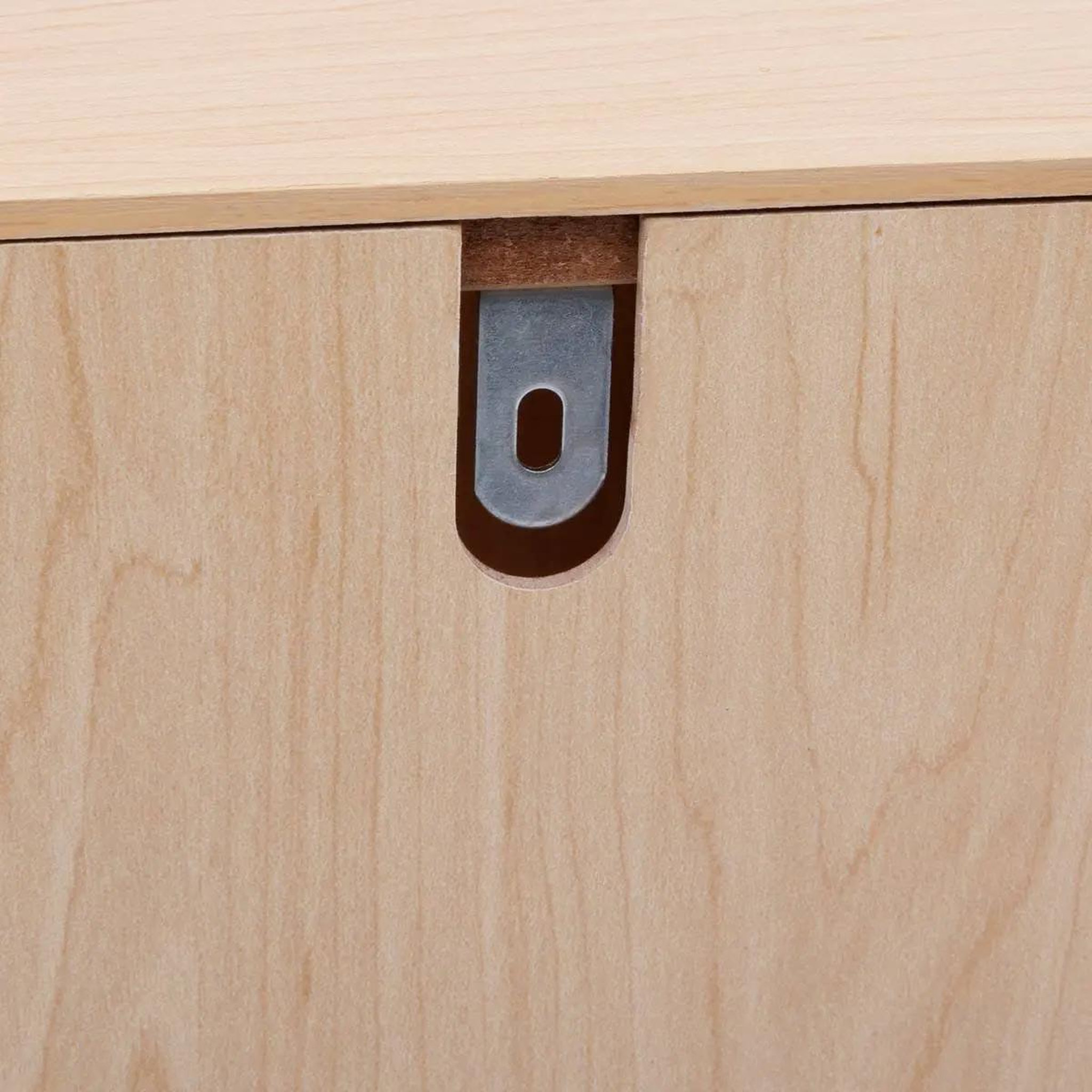 Voir la diapositive 6 : FIVE Colonne 1 porte et 2 niches effet bois clair liora - beige