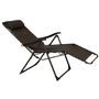 Voir la diapositive 3 : HESPERIDE Fauteuil de jardin relax SILOS Gris anthracite - Hespéride