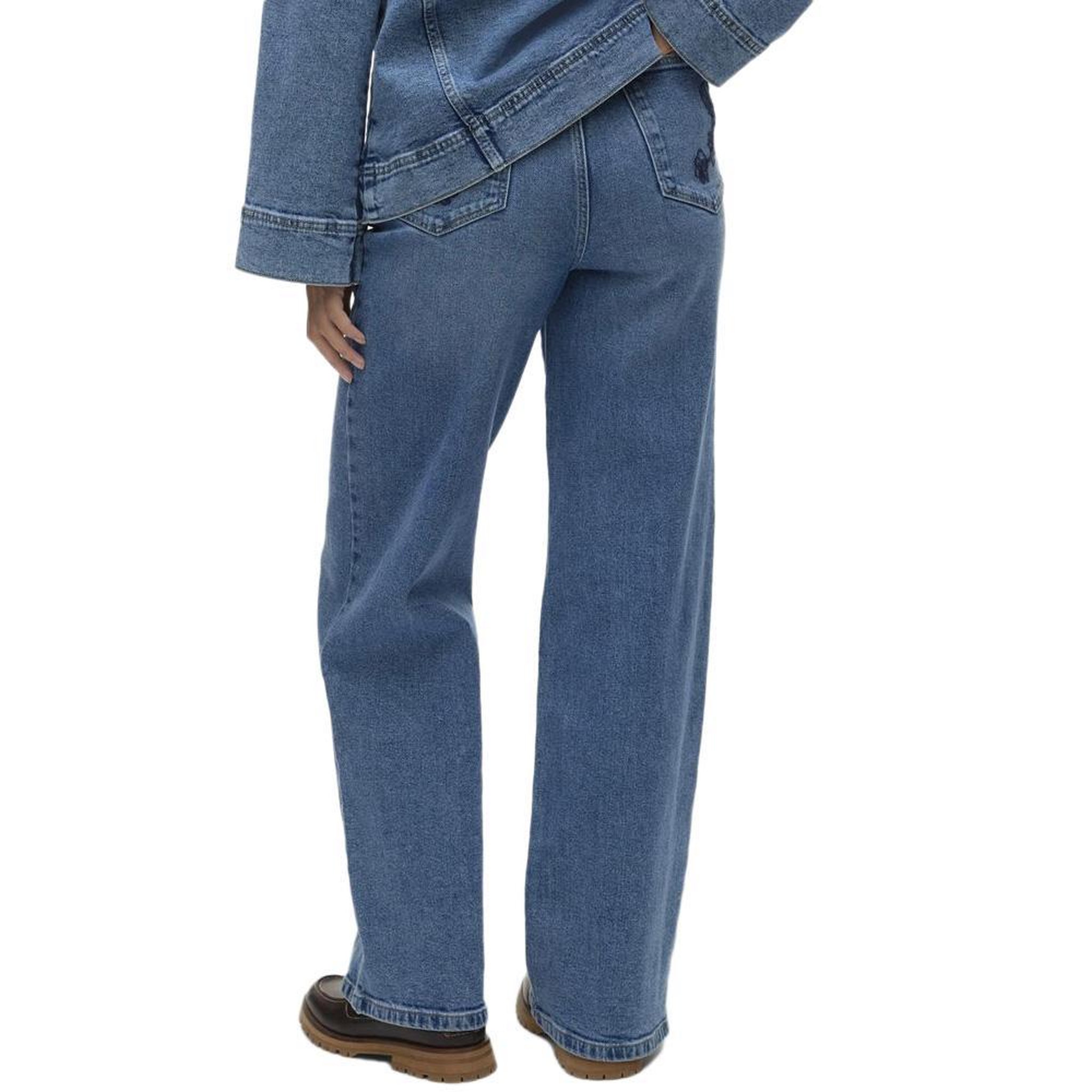Voir la diapositive 2 : Vero Moda Jean Droit  Femme Vero Moda Kathy