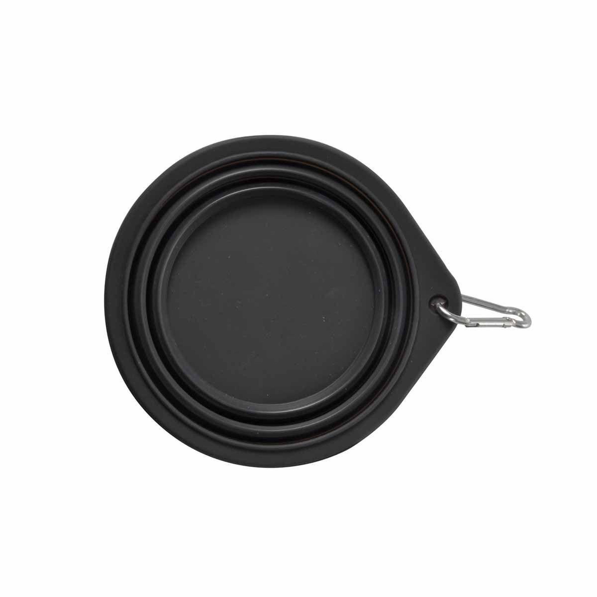 Voir la diapositive 2 : HOMEA Gamelle rétractable pour chien  voyage  15cm anthracite