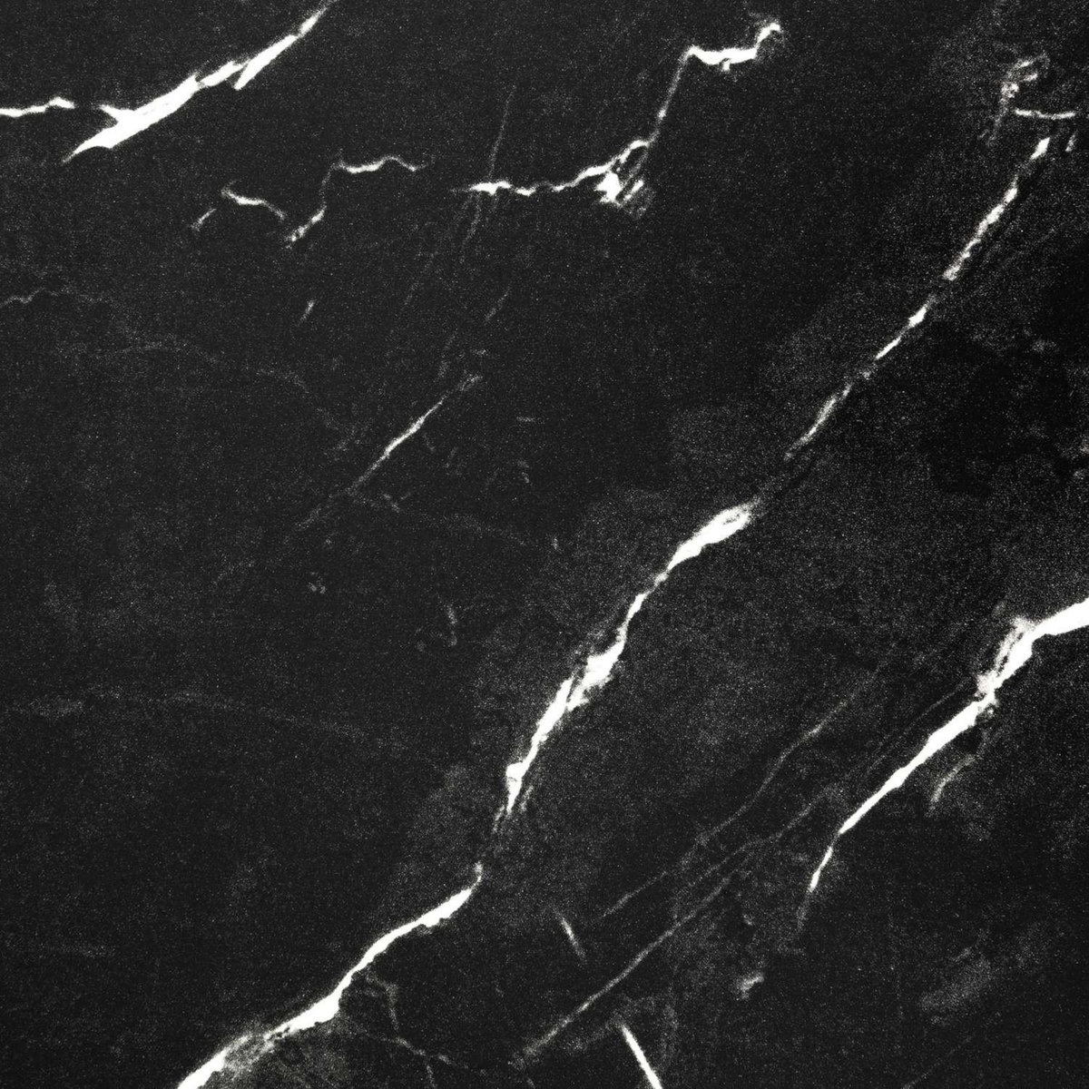 ATMOSPHERA Duo de tables d'appoint effet marbre - Noir