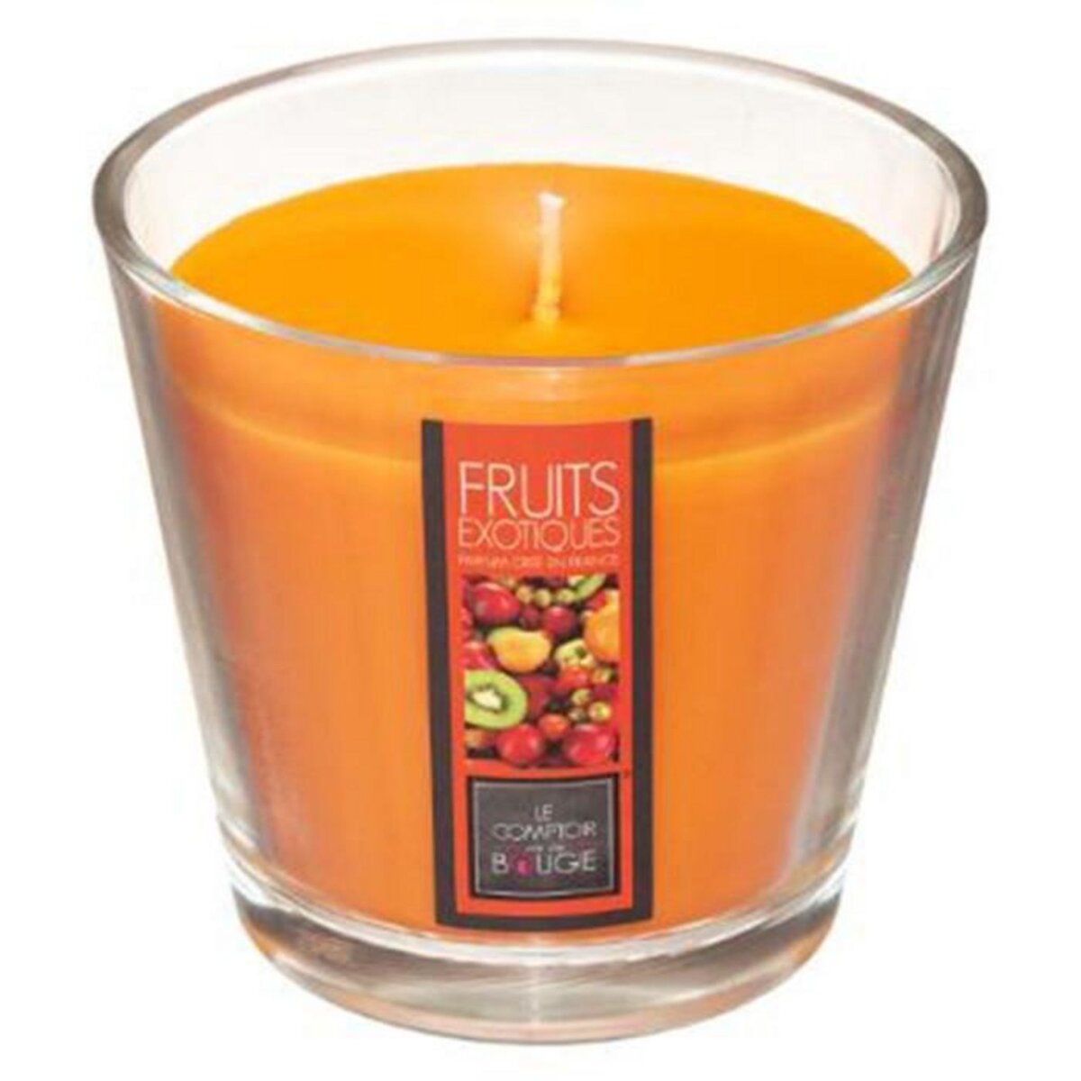 COMPTOIR DE LA BOUGIE Bougie Parfumée en Verre  Nina  190g Fruits Exotiques