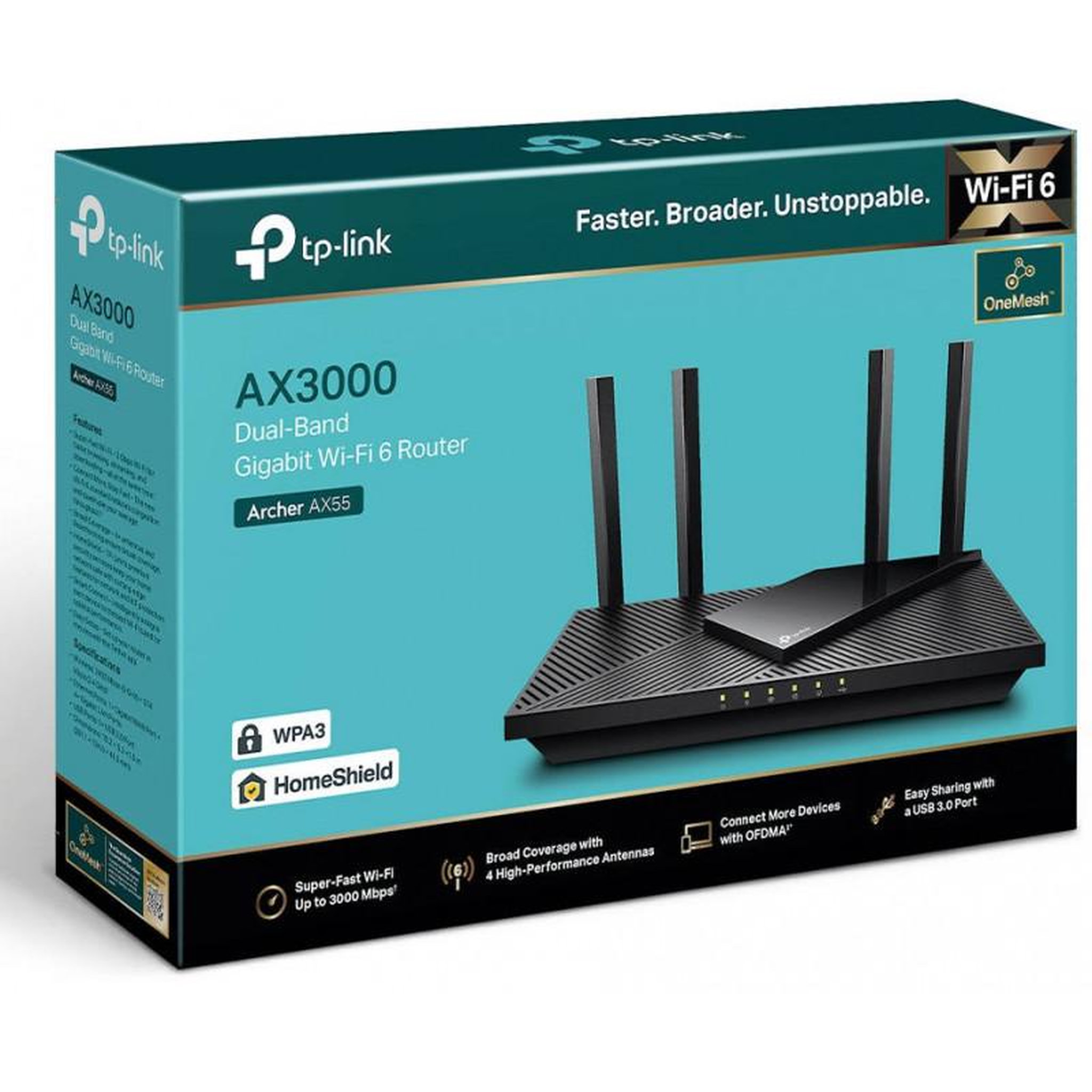 Voir la diapositive 3 : TPLINK Routeur TPLINK ARCHERAX55