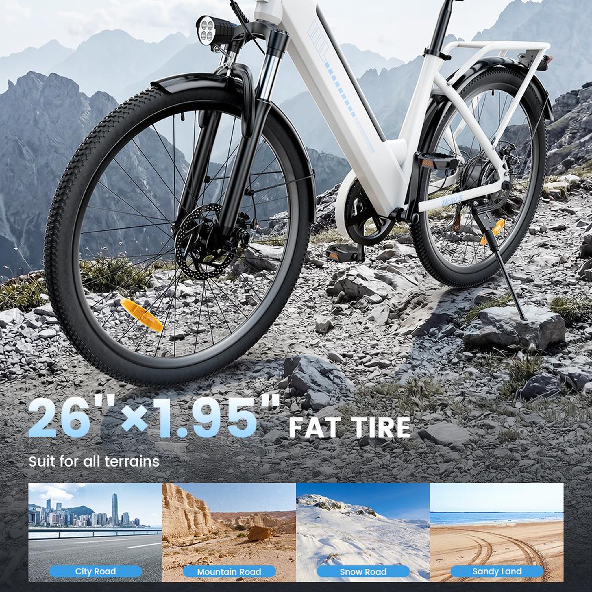 Voir la diapositive 4 : ISCOOTER Vélo électrique iScooter Ucitys, batterie 36 V 13 Ah, 26 pouces, idéal pour la ville, application intelligente