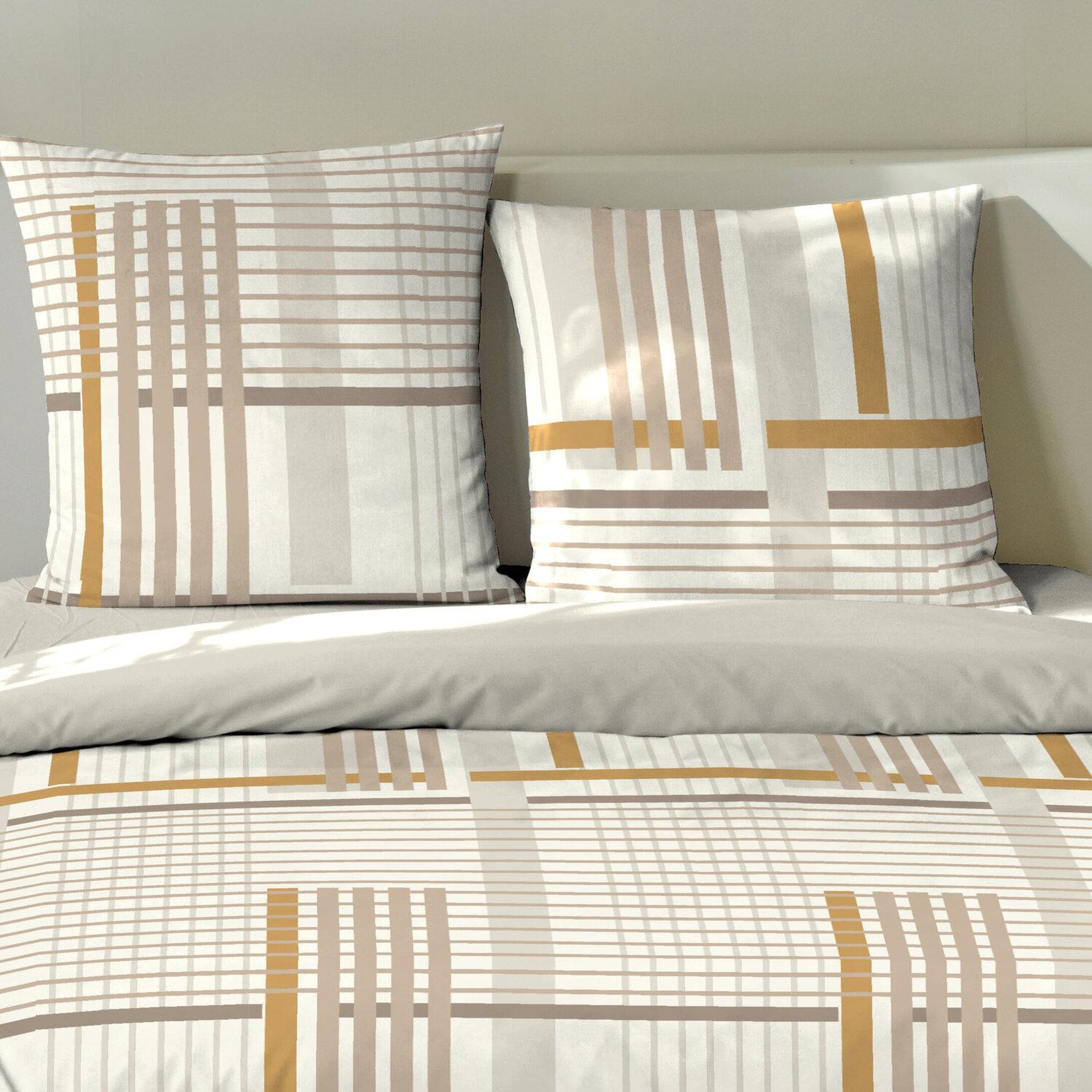 Voir la diapositive 3 : Home collection Parure housse de couette 100% coton 51 fils eloi