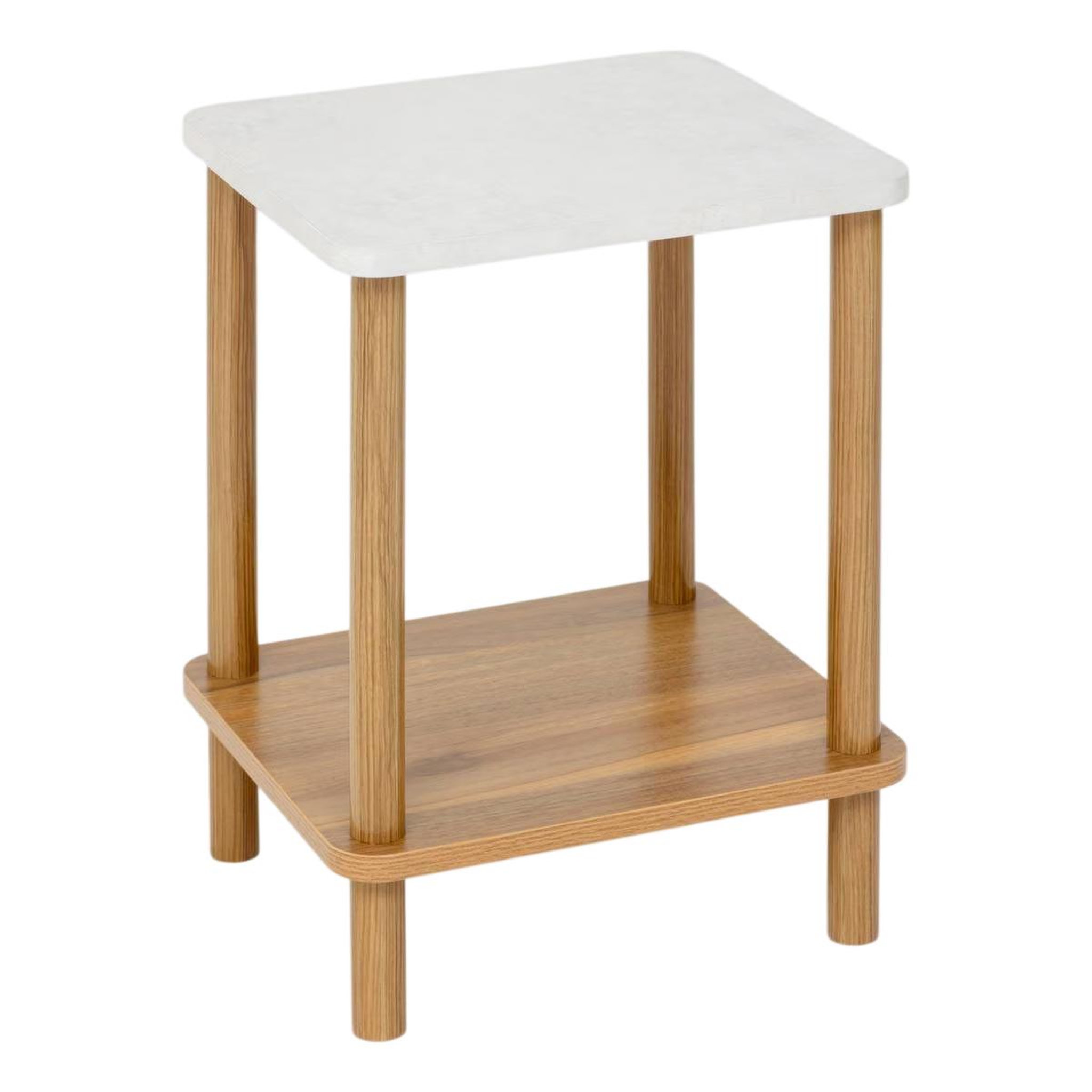FIVE Table d'appoint design  côme  44cm marron