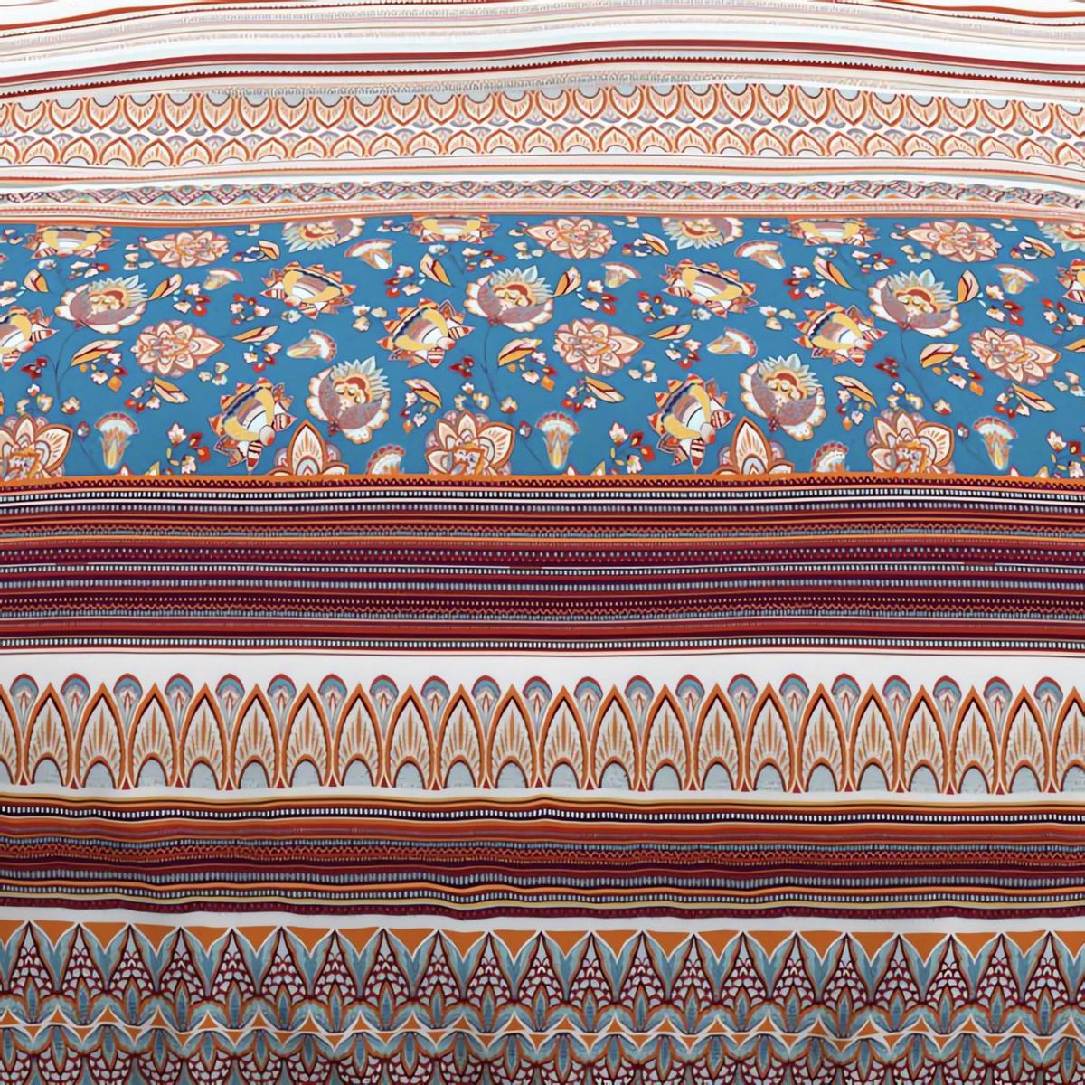 SOLEIL D'OCRE Parure housse de couette en coton 57 fils/cm2 JAIPUR, par Soleil d'Ocre