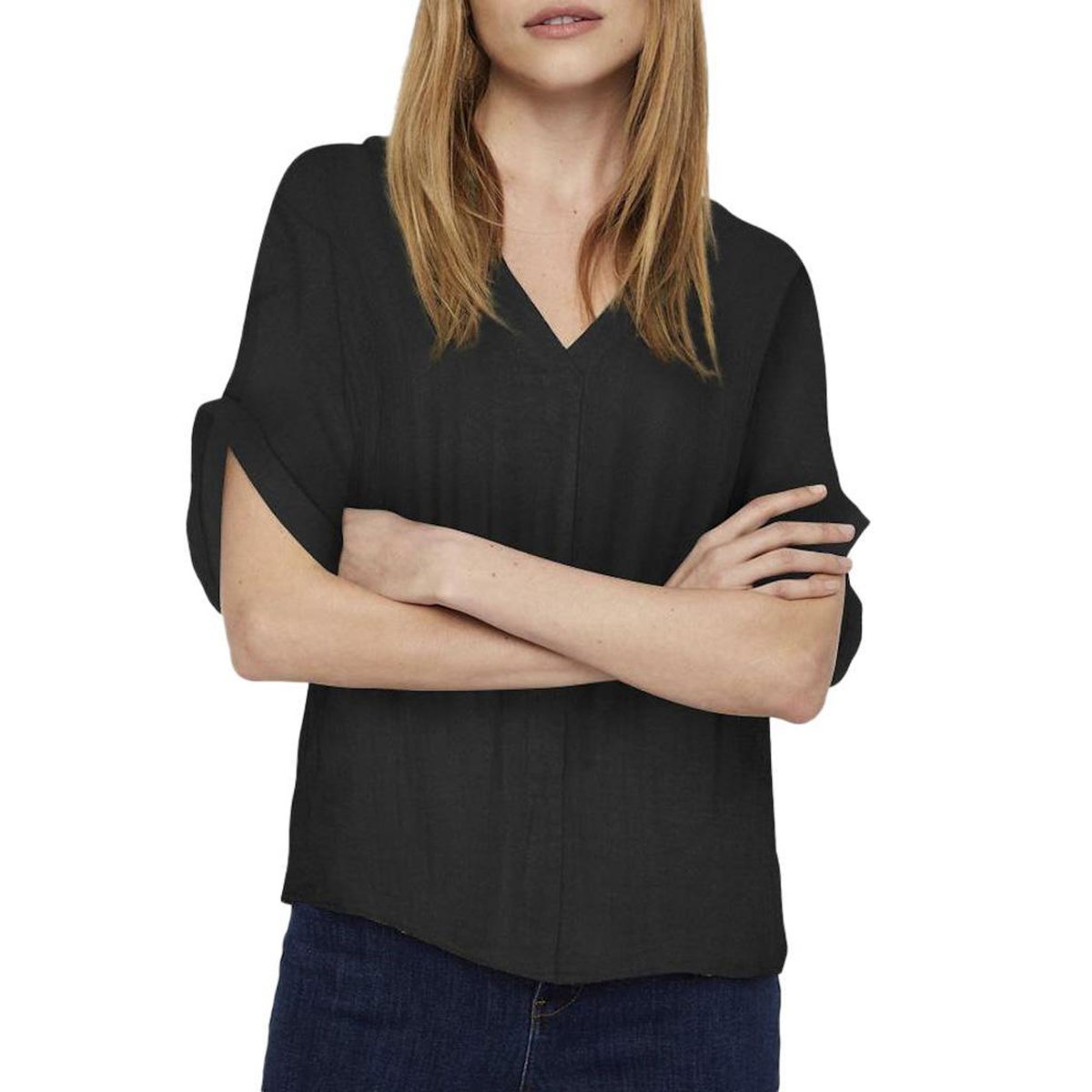 Vero Moda T-Shirt Noir Femme Vero Moda Mathilda