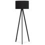 Voir la diapositive 3 : Paris Prix Lampadaire Trépied  Fidelio  159cm Noir