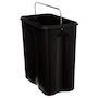 Voir la diapositive 4 : FIVE Poubelle de Salle de Bain  Rectangle  5L Noir