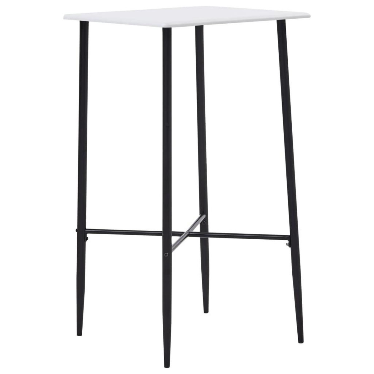 VIDAXL Ensemble de bar 5 pcs Tissu Noir