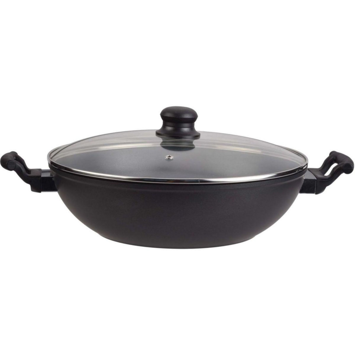 ESSENTIEL B Wok Aluminium forgé Noir diam32cm