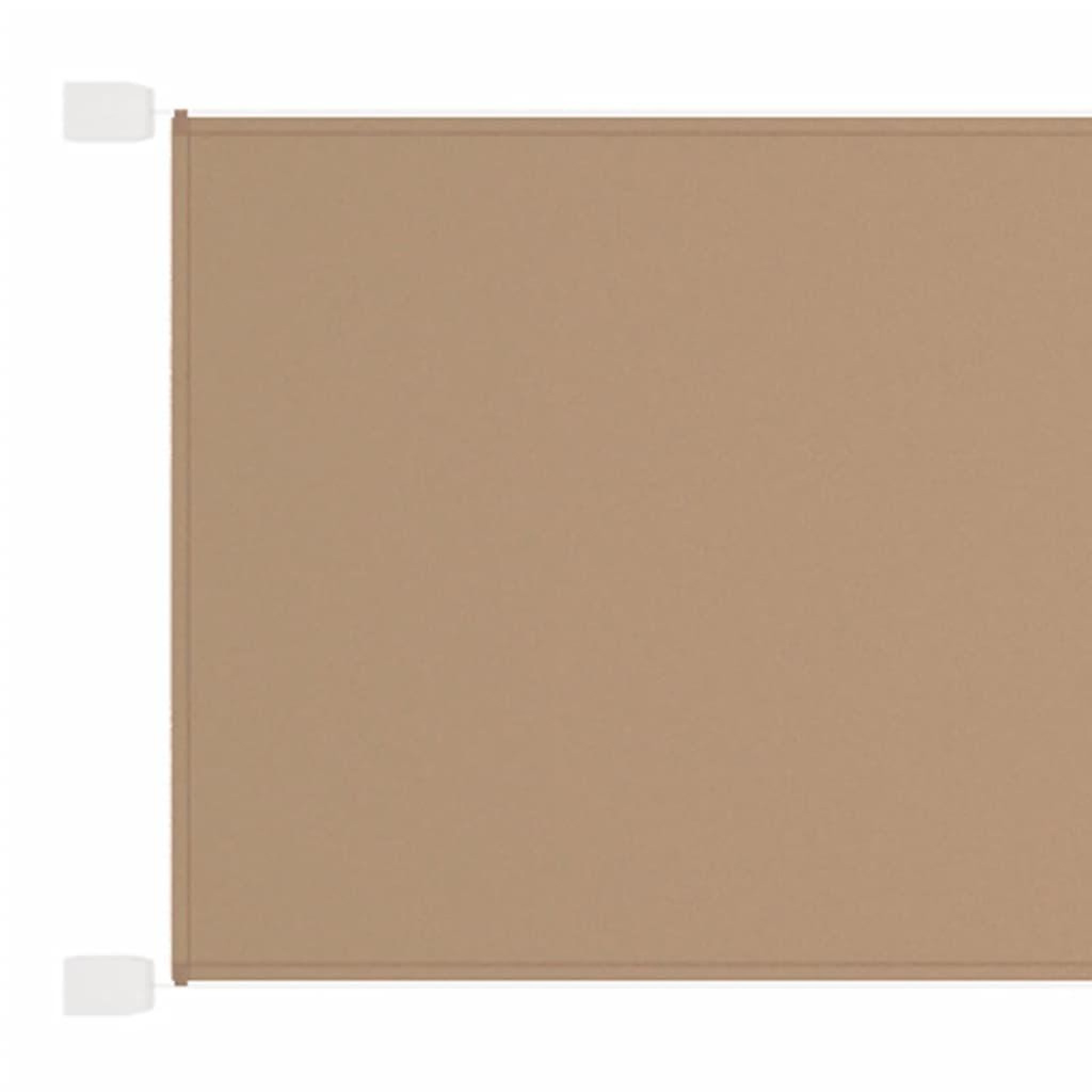 Voir la diapositive 2 : VIDAXL Auvent vertical Taupe 140x360 cm Tissu oxford