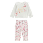 Petit Béguin Pyjama enfant 2 pièces Camila. Coloris disponibles : Rose