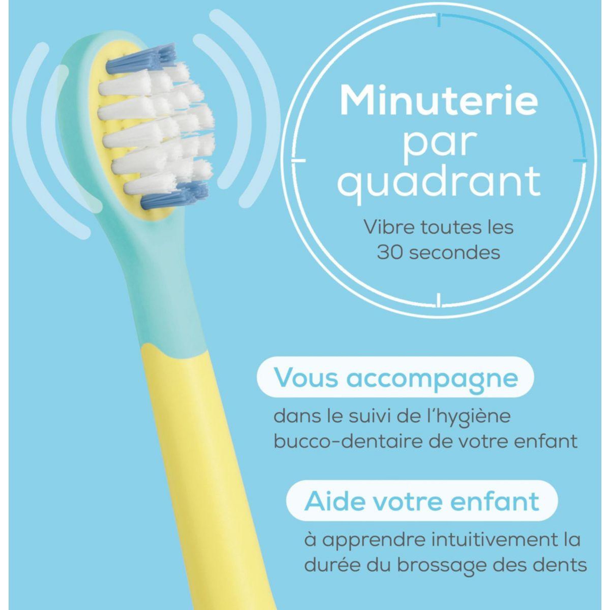 Voir la diapositive 4 : Beurer Brosse à dents électrique SC 11 Aqua Blue