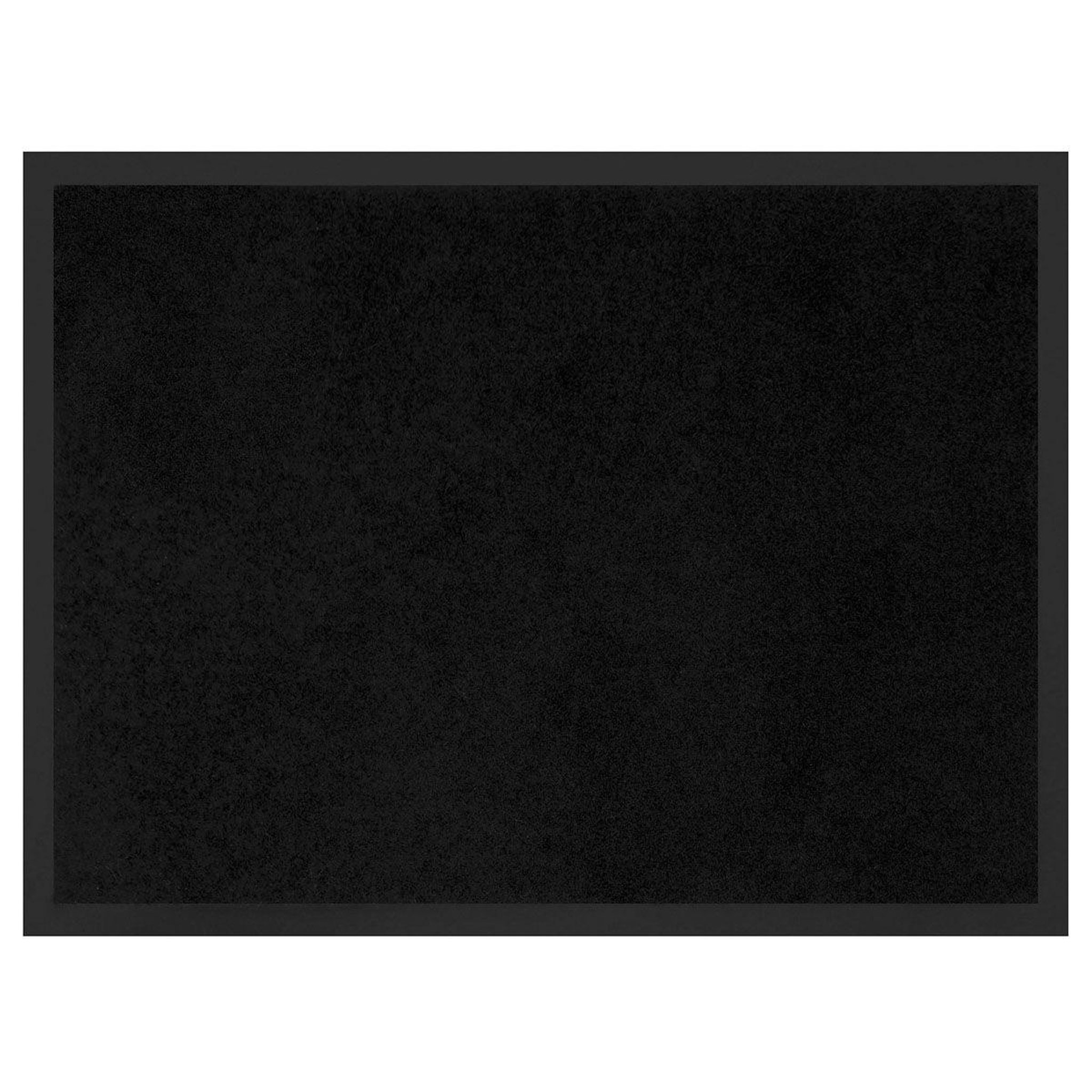 Douceur d'Intérieur Tapis d'Entrée Antipoussière  Telio  50x80cm Noir