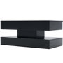 Voir la diapositive 5 : MERAX Table Basse Avec Plateau Relevable Noir