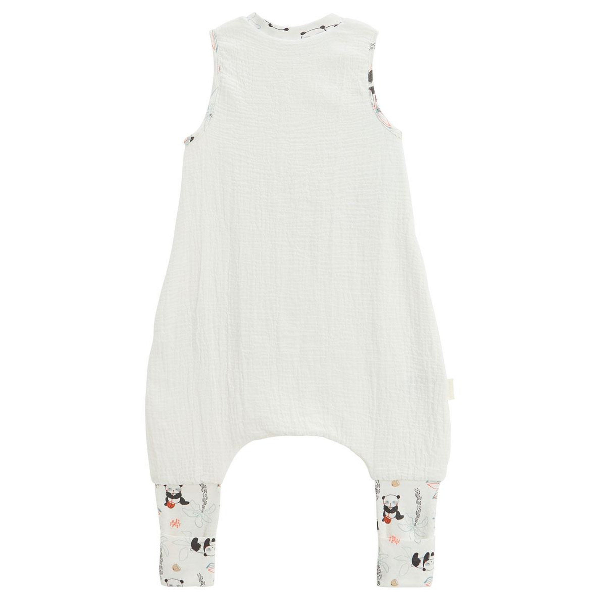 Voir la diapositive 2 : Petit BÃ©guin Turbulette tog 1 en gaze de coton avec pieds retroussables bento