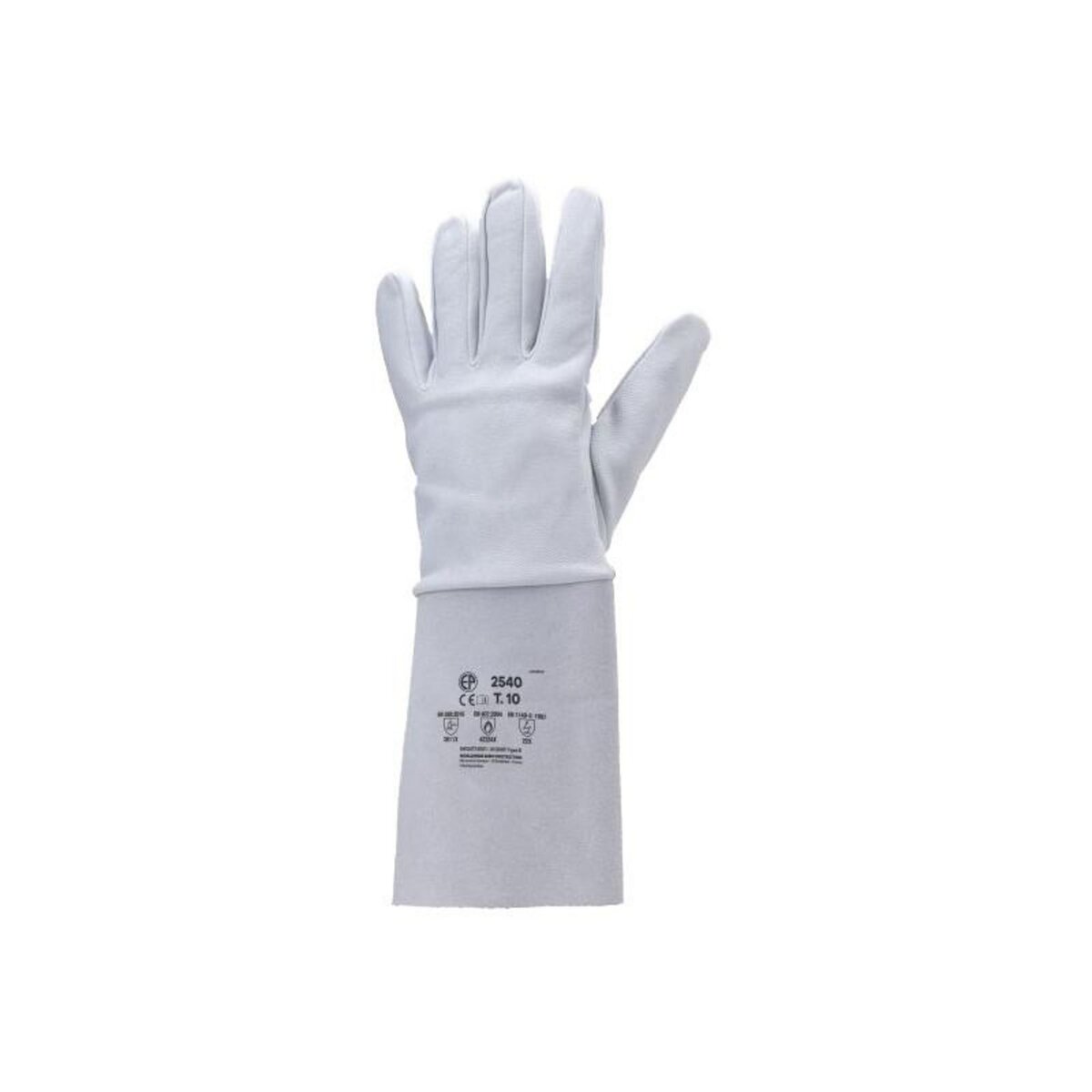 Coverguard Gants de soudeur EUROWELD fleur agneau type argon manchette croûte gris T10 COVERGUARD 2540