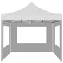 Voir la diapositive 4 : VIDAXL Tente de reception pliable avec parois Aluminium 3x3 m Blanc