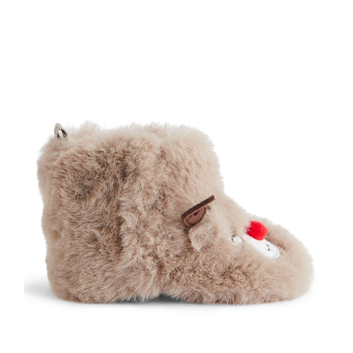 INEXTENSO Chaussons de naissance fausse fourrure bébé fille