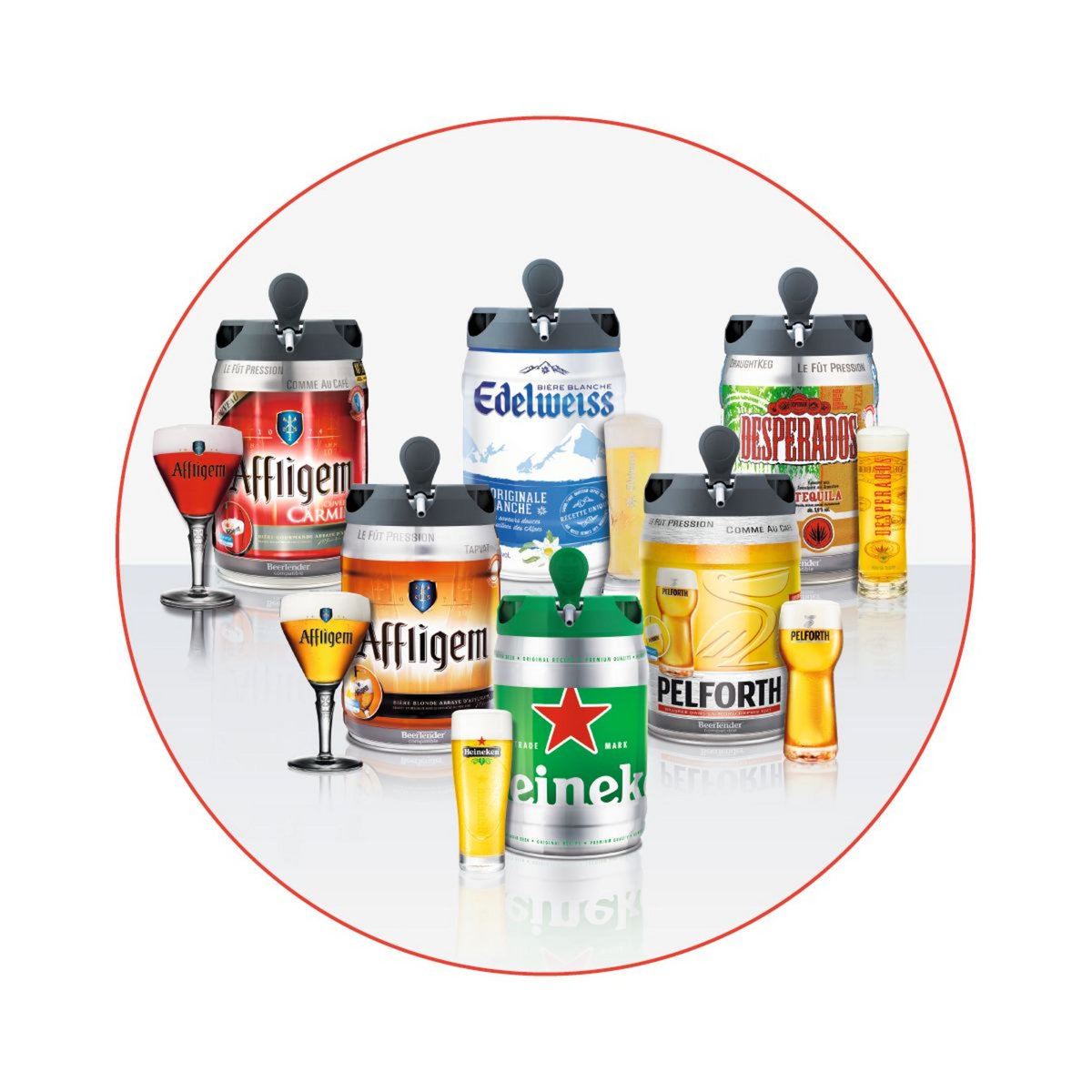 SEB Tireuse à bière YY2796FD + coffret 2 verres