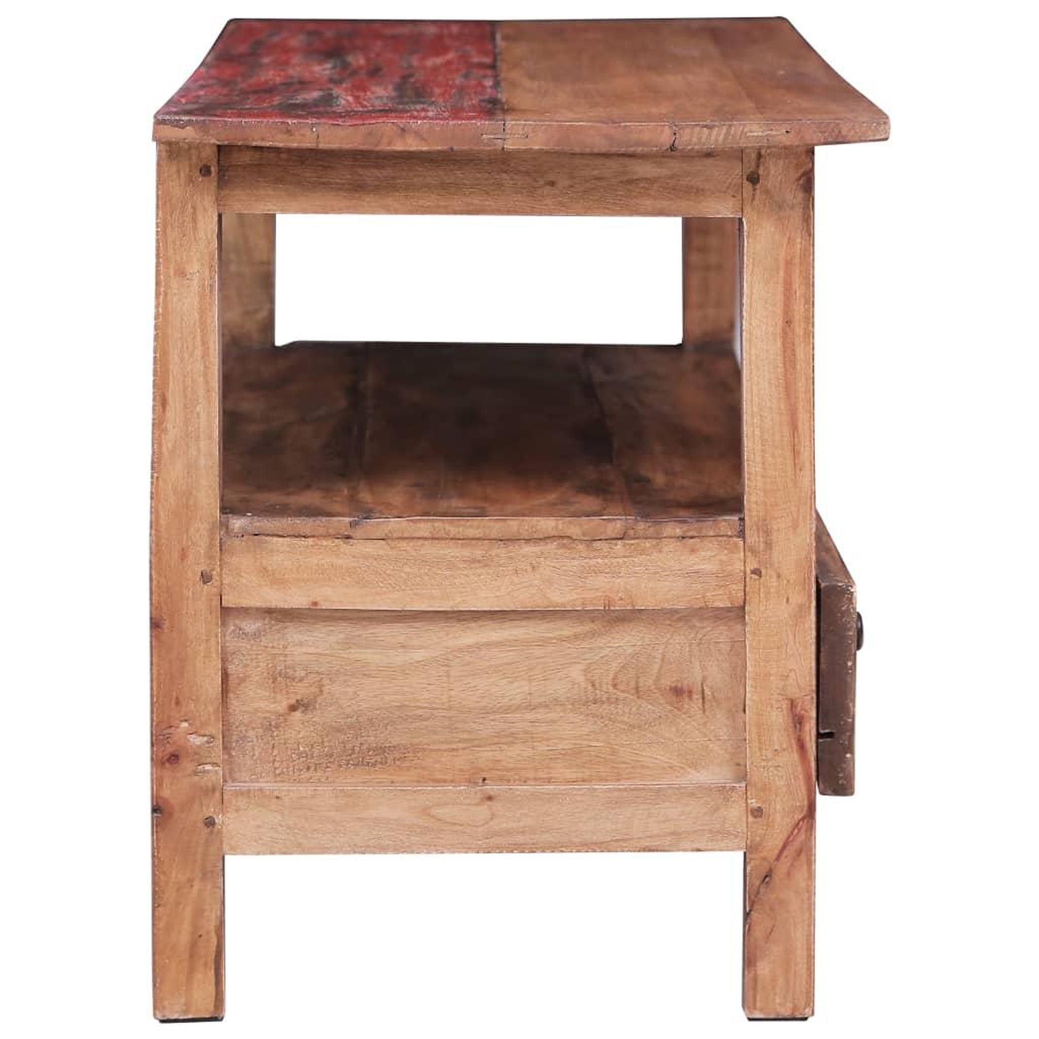 Voir la diapositive 5 : VIDAXL Meuble TV 90x40x50 cm Bois de recuperation massif
