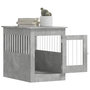 Voir la diapositive 5 : VIDAXL Meuble de cage pour chiens gris beton 55x80x68 cm