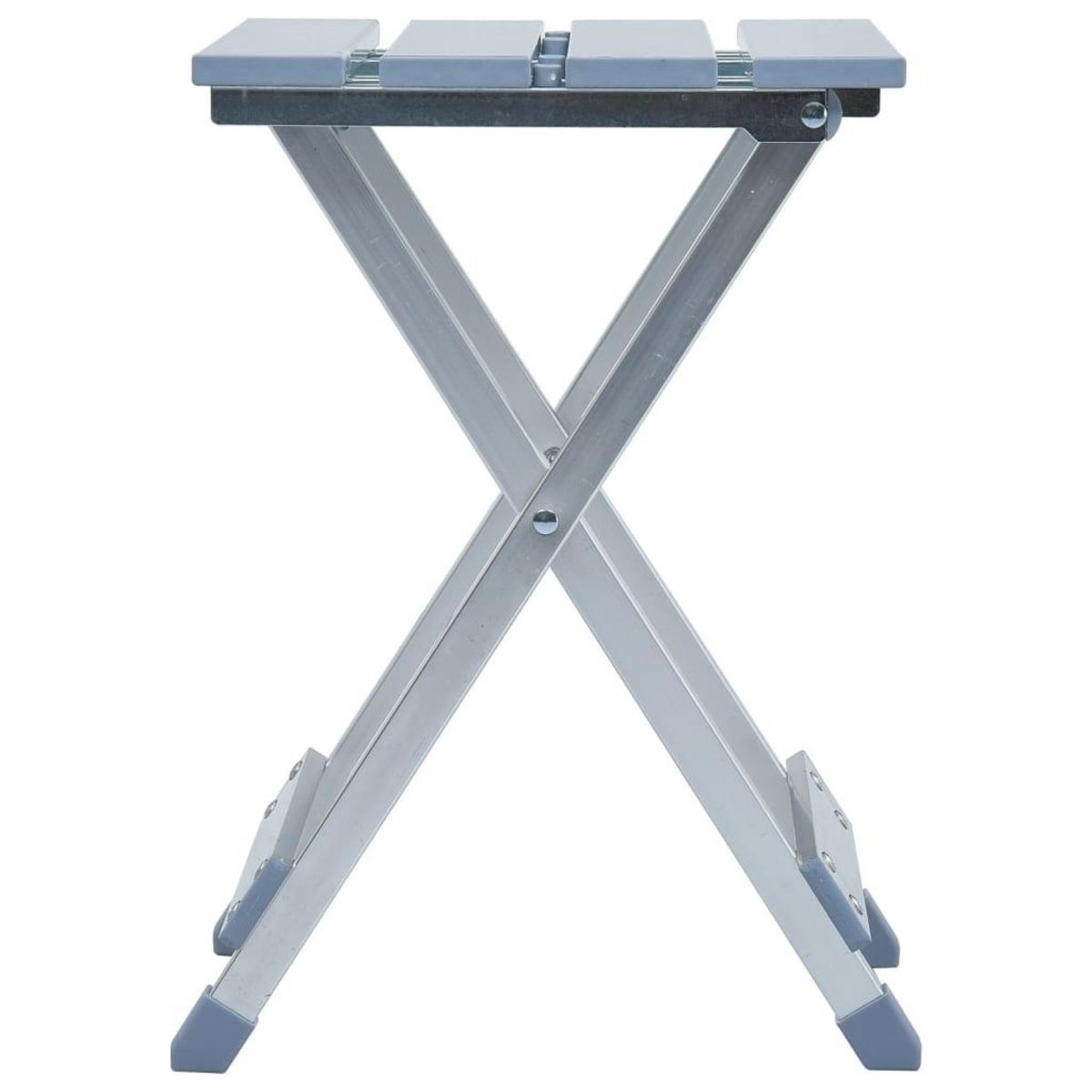 VIDAXL Tabouret de camping Aluminium 28x26x39 cm