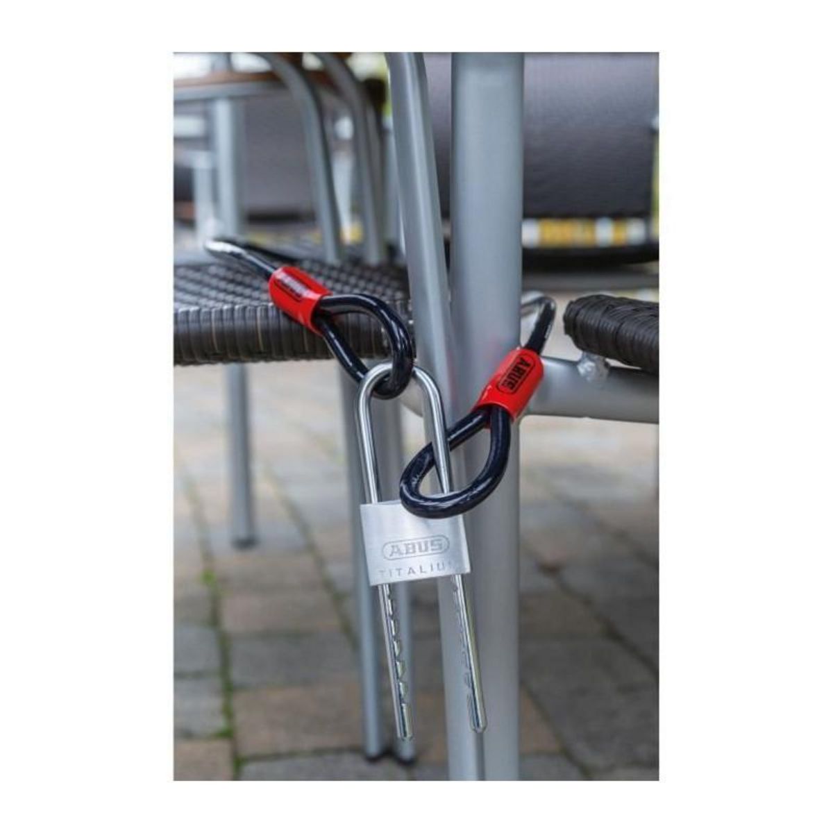 ABUS Cadenas - ABUS - 64TI/50HB60-150 B/DFNLI Titalium - Corps aluminium - Clé paracentrique